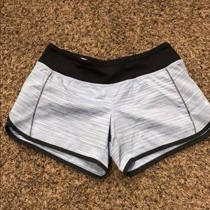 Lululemon turbo run shorts, size 4.